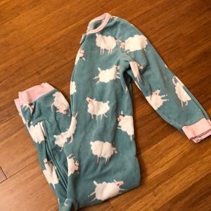 Carter’s fleece footless pajamas size 5T
